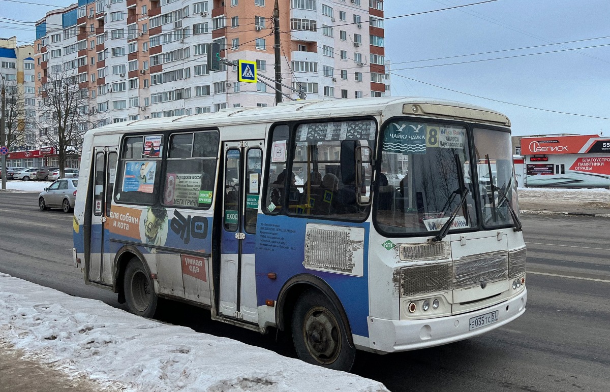 Е 035 ТС 57 Е 035 ТС 57