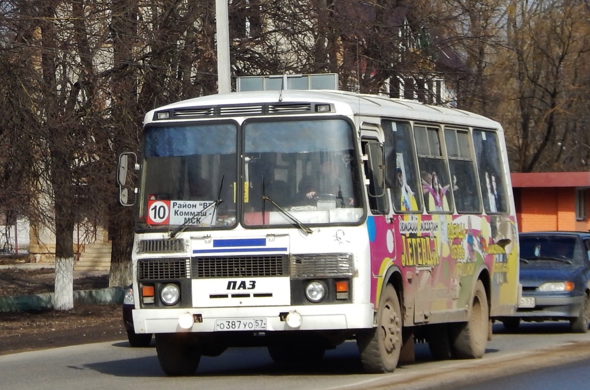  387  57